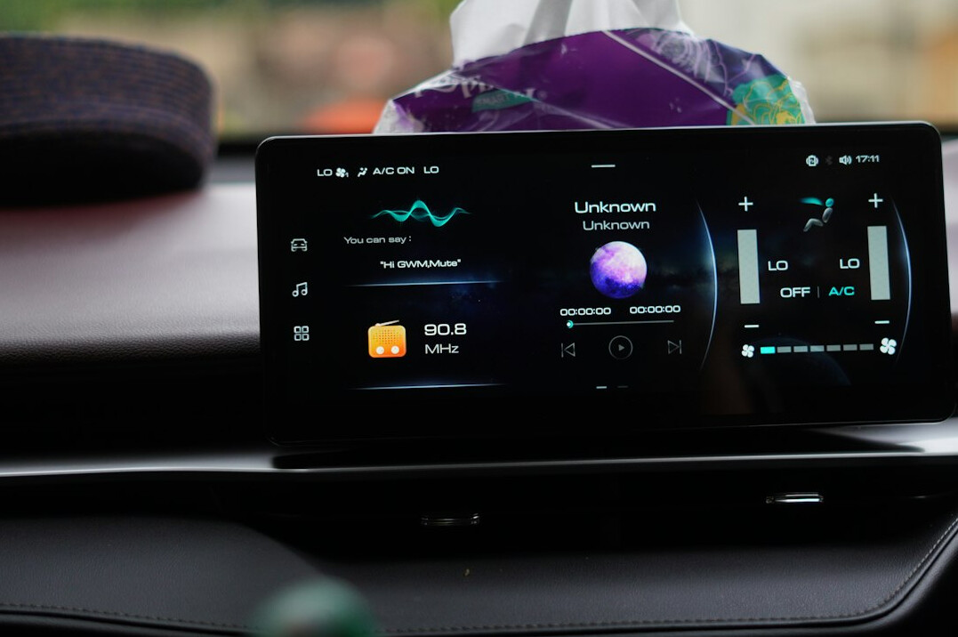 Monitoring dashboard with signal graphs on a screen